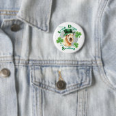 St Patrick Tag Wheaten Terrier Button (Beispiel)