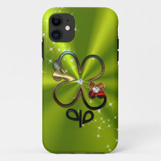 ST PATRICK TAGdiamant-Kleeblatt-Monogramm Case-Mate iPhone Hülle