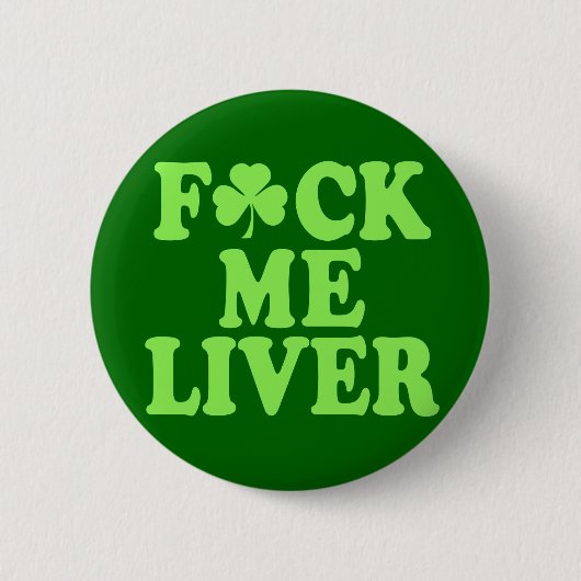 St Patrick Tagesalkohol-Trinken Button (Vorderseite)