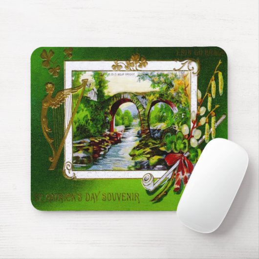 St Patrick Tagesandenken-Karte Mousepad (Mit Mouse)