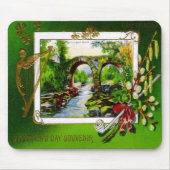 St Patrick Tagesandenken-Karte Mousepad (Vorne)