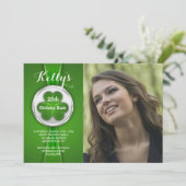 St Patrick Tagesband-Foto-Einladung Einladung (Stehend Vorderseite)