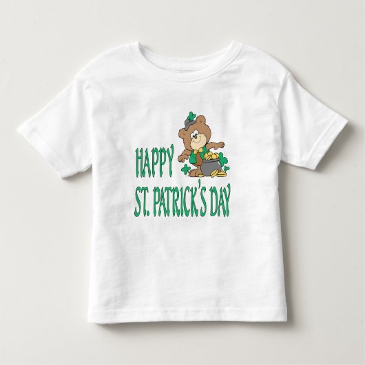 St Patrick Tagesbärn-T-Shirt Kleinkind T-shirt (Vorderseite)