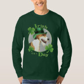 St Patrick Tagesdraht-Foxterrier T-Shirt (Vorderseite)