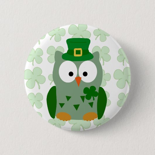 St Patrick Tageseule Button (Vorderseite)