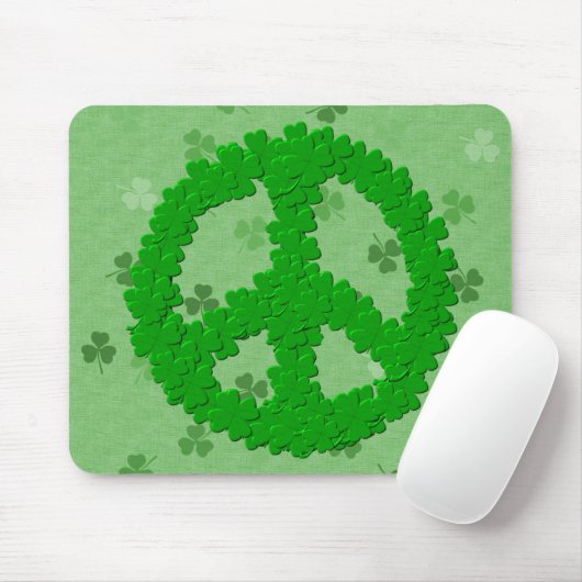 St Patrick Tagesfriedenszeichen Mousepad (Mit Mouse)