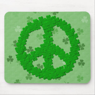 St Patrick Tagesfriedenszeichen Mousepad