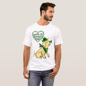 St Patrick Tagesgelb Labrador T-Shirt (Vorne ganz)