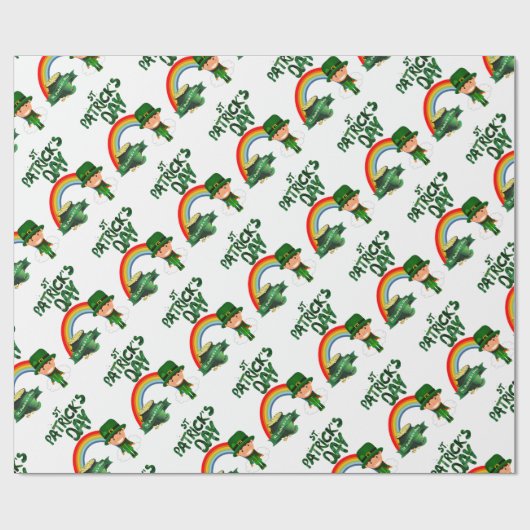 St Patrick Tagesgeschenke Geschenkpapier (Flach)