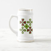 St Patrick Tagesglück des irischen Stein Bierglas (Links)