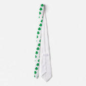 St Patrick Tagesglückliche Kleeblatt-Krawatte Krawatte (Rückseite)