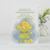 St Patrick Tagesgold Einladung (Stehend Vorderseite)