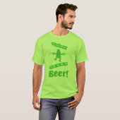 St Patrick Tagesgrün-Bier-T - Shirt (Vorne ganz)