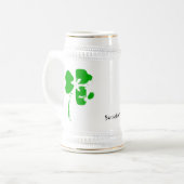 St Patrick Tagesgrün-Klee - Bier-Schale Bierglas (Vorderseite Links)