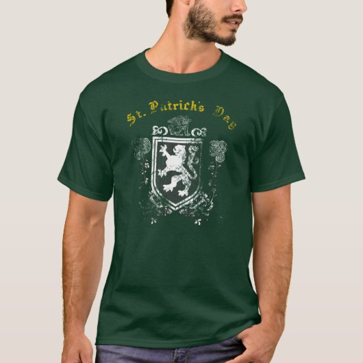 St Patrick Tagesgrün-mit Kapuze Sweatshirt T-Shirt (Vorderseite)