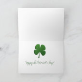 St Patrick Tagesgruß-Karte Karte (Innenseite)