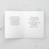 St Patrick Tagesharfen-Karte Karte (Innenseite)