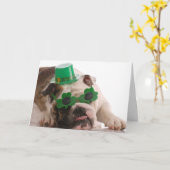 St Patrick Tageshundekarte Karte (Gelbe Blume)