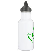 St. Patrick-Tageshut Edelstahlflasche (Links)