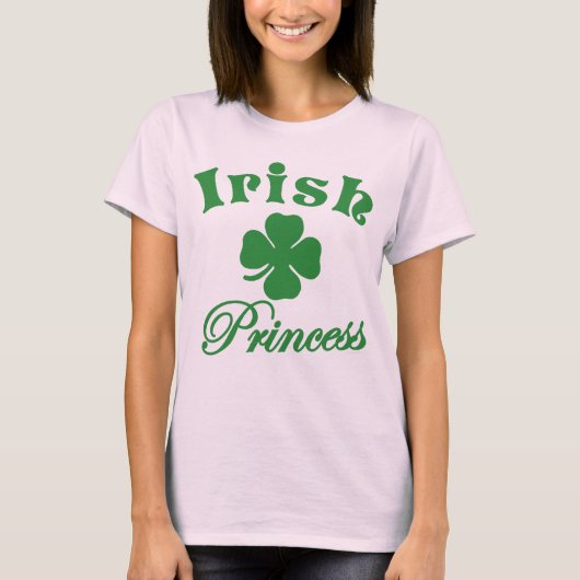 St Patrick Tagesirische Prinzessin T-Shirt (Vorderseite)