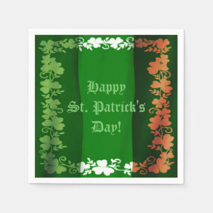 St Patrick Tagesirische Serviette