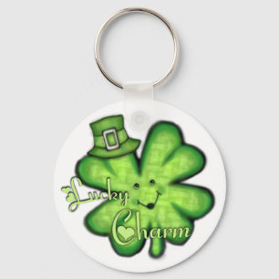 St Patrick Tagesirischer glücklicher Schlüsselanhänger