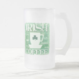 St Patrick Tagesirishcoffee-Tasse Mattglas Bierglas
