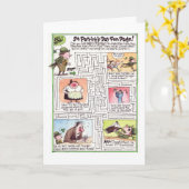 St Patrick Tageskarte Karte (Gelbe Blume)