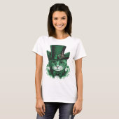 St. Patrick-Tageskatze T-Shirt (Vorne ganz)