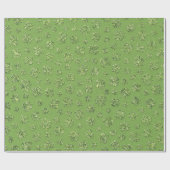 St Patrick Tagesklee-Blatt-Packpapier Geschenkpapier (Flach)