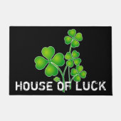 St Patrick Tagesklee/-Kleeblätter + Ihre Ideen Fußmatte (Vorderseite)