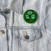 St Patrick Tagesklee-Knopf Button (Beispiel)