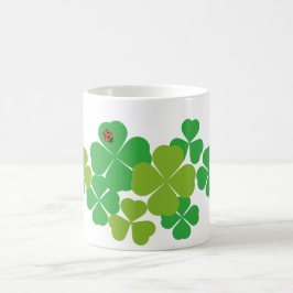 St Patrick Tagesklee u. -marienkäfer Kaffeetasse