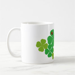 St Patrick Tagesklee u. -marienkäfer Kaffeetasse
