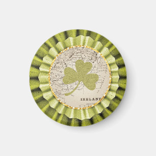 St Patrick TagesKleeblatt-Blatt-Magnet Magnet