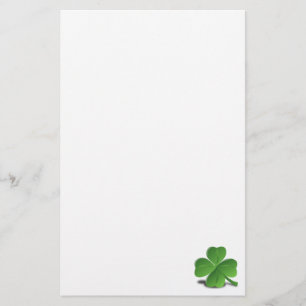St Patrick TagesKleeblatt-Klee-Briefpapier Briefpapier