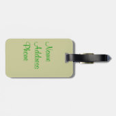 St Patrick TagesKleeblatt-Klee-Gepäck-Umbau Gepäckanhänger (Rückseite horizontal)