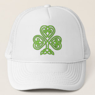 St Patrick TagesKleeblatt-Klee-Hut Truckerkappe