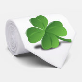 St Patrick TagesKleeblatt-Klee-Krawatte Krawatte (Gerollt)