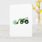 St Patrick TagesKleeblatt-Schleppseil-LKW für Karte (Gelbe Blume)