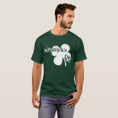 St Patrick TagesKleeblatt T-Shirt (Vorne ganz)