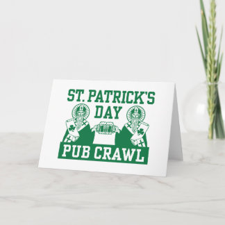 St Patrick TagesKneipentour Karte