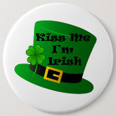 St Patrick Tagesknopf Button (Vorderseite)