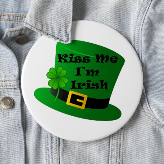 St Patrick Tagesknopf Button (Beispiel)