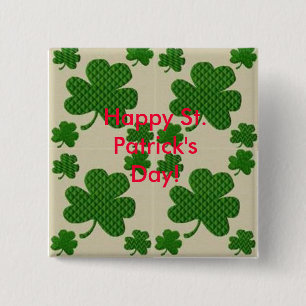 St Patrick Tagesknopf Button