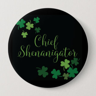 St Patrick Tagesknopf - HauptShenanigator Button