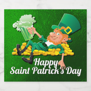 St Patrick Tageskobold Bierflaschenetikett