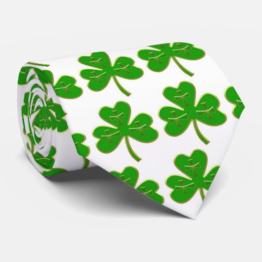 St Patrick Tageskrawatte Krawatte (Gerollt)