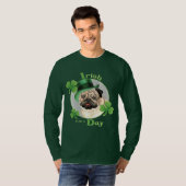 St Patrick TagesMops T-Shirt (Vorne ganz)