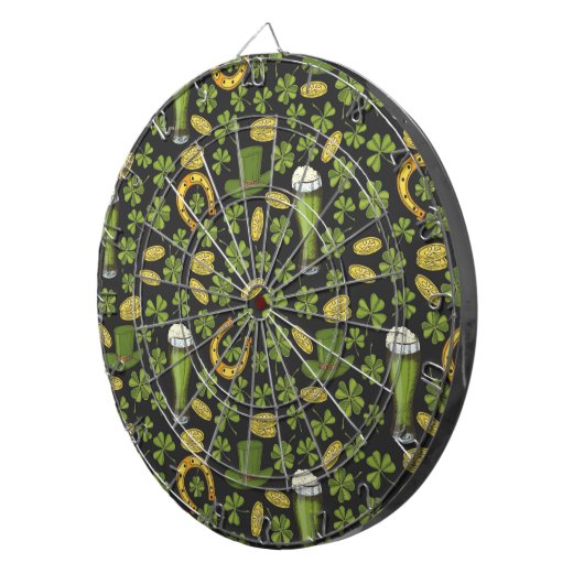 St Patrick Tagesmuster Dartscheibe (Vorderseite rechts)